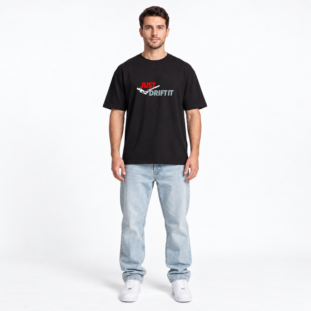 JUST DRIFT IT Oversized Shirt