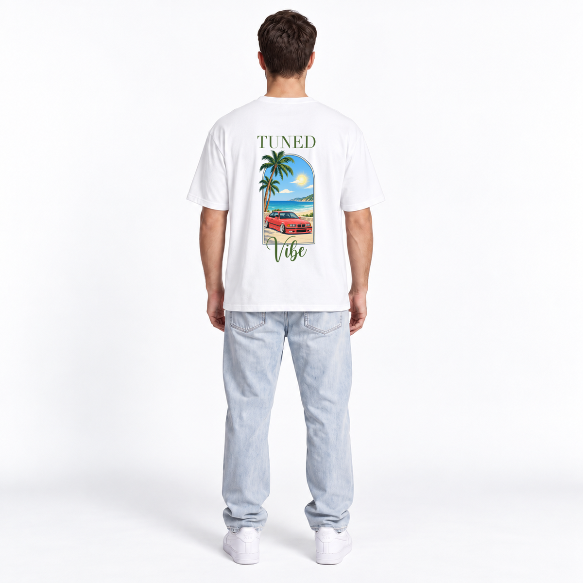TunedVibe Beach Oversized Shirt