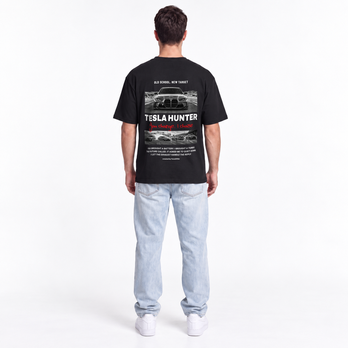 TESLA HUNTER Oversized Shirt