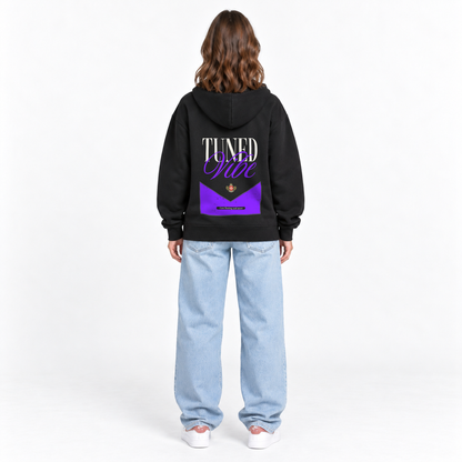 TunedVibe Oversized Zipper Hoodie